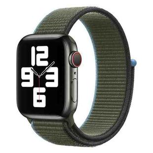 Loop Type Sport Watch Band For Apple Watch Ultra 49mm&Watch Ultra 2 49mm / Series 9&8&7 45mm / SE 3&SE 2&6&SE&5&4 44mm / 3&2&1 42mm(Dark Olive Green)