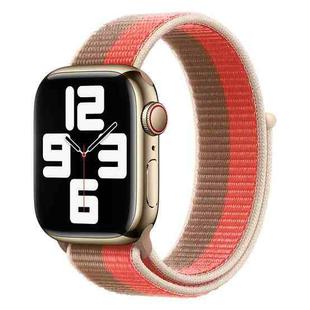Loop Type Sport Watch Band For Apple Watch Ultra 49mm&Watch Ultra 2 49mm / Series 9&8&7 45mm / SE 3&SE 2&6&SE&5&4 44mm / 3&2&1 42mm (Pomelo Pink Wheat)