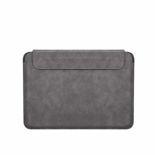 PU03 Lightweight Sheepskin Notebook Liner Bag, Size:13.3 inch(Deep Space Gray)