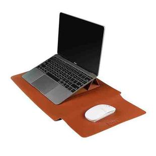 PU06 3 in 1 PU Multifunctional Laptop Bag, Size:13.3 inch(Cowhide Yellow)