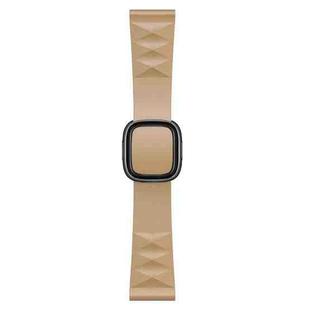 Modern Style Silicone Watch Band For Apple Watch Series 8&7 41mm / SE 2&6&SE&5&4 40mm / 3&2&1 38mm, Style:Black Buckle(Walnut)