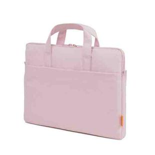 POFOKO A530 Series Portable Laptop Bag with Small Bag & Removable Strap, Size:14-15.4 inch(Pink)