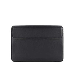 PU08 Multifunctional Notebook PU Liner Bag, Size:14.1-15.4 inch(Black)