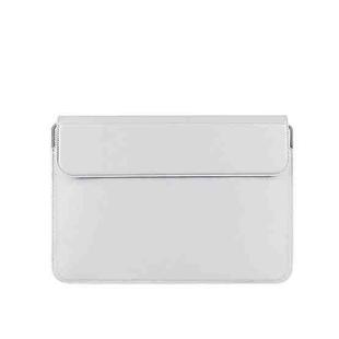 PU08 Multifunctional Notebook PU Liner Bag, Size:14.1-15.4 inch(Silver Gray)
