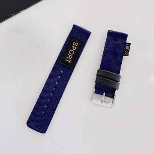 20mm Universal Nylon Watch Band(Blue)