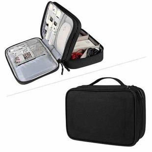 SM02S Double-layer Multifunctional Digital Accessory Storage Bag(Black)