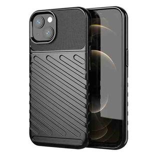 For iPhone 13 mini Thunderbolt Shockproof TPU Soft Case (Black)
