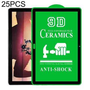 For Huawei MediaPad M5 Lite 10.1 inch 25 PCS 9D Full Screen Full Glue Ceramic Film