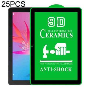 For Huawei MatePad T10 10.1 inch 25 PCS 9D Full Screen Full Glue Ceramic Film