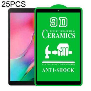 For Samsung Galaxy Tab A 10.1 2019 T510/T515 25 PCS 9D Full Screen Full Glue Ceramic Film