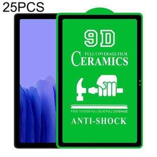 For Samsung Galaxy Tab A7 10.4 2020 T505 25pcs 9D Full Screen Full Glue Ceramic Film