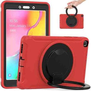 Shockproof TPU + PC Protective Case with 360 Degree Rotation Foldable Handle Grip Holder & Pen Slot For Samsung Galaxy Tab A 8.0 2019 T290(Red)