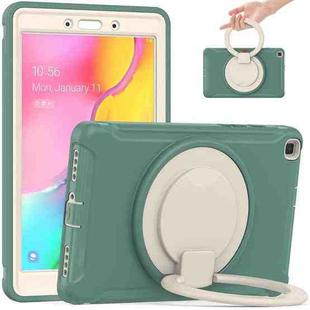 Shockproof TPU + PC Protective Case with 360 Degree Rotation Foldable Handle Grip Holder & Pen Slot For Samsung Galaxy Tab A 8.0 2019 T290(Emmerald Green)