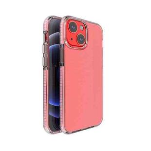For iPhone 13 mini TPU Double-color Shockproof Protective Case (Pink)