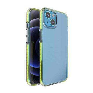 For iPhone 13 TPU Double-color Shockproof Protective Case(Yellow)