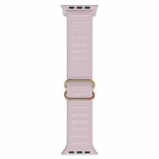 Japanese Word Buckle Silicone Watch Band For Apple Watch Series 8&7 41mm / SE 2&6&SE&5&4 40mm / 3&2&1 38mm(Lavender Purple)