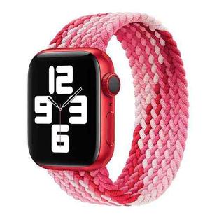 Single Loop Weaving Nylon Watch Band, Size: XS 128mm For Apple Watch Series 8&7 41mm / SE 2&6&SE&5&4 40mm / 3&2&1 38mm(Strawberry Red)