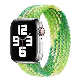 Single Loop Weaving Nylon Watch Band, Size: XS 128mm For Apple Watch Series 8&7 41mm / SE 2&6&SE&5&4 40mm / 3&2&1 38mm(Lime)
