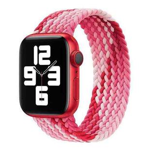 Single Loop Weaving Nylon Watch Band, Size: S 135mm For Apple Watch Series 8&7 41mm / SE 2&6&SE&5&4 40mm / 3&2&1 38mm(Strawberry Red)