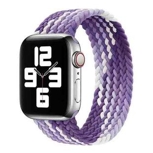 Single Loop Weaving Nylon Watch Band, Size: S 135mm For Apple Watch Series 8&7 41mm / SE 2&6&SE&5&4 40mm / 3&2&1 38mm(Grape Purple)