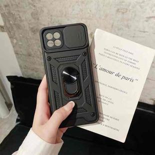 For OPPO A93 Sliding Camera Cover Design TPU+PC Protective Case(Black)