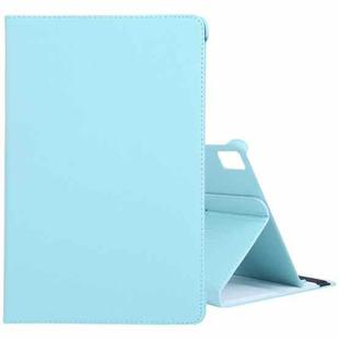For Huawei MatePad Pro 12.6 2021 360 Degree Rotation Litchi Texture Horizontal Flip Leather Case with Holder(Sky Blue)