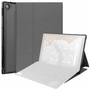 For Asus Chromebook Detachable CM3000DVA-HT0019 TPU Horizontal Flip Leather Case with Pen Slot & Holder(Grey)