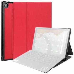 For Asus Chromebook Detachable CM3000DVA-HT0019 TPU Horizontal Flip Leather Case with Pen Slot & Holder(Red)