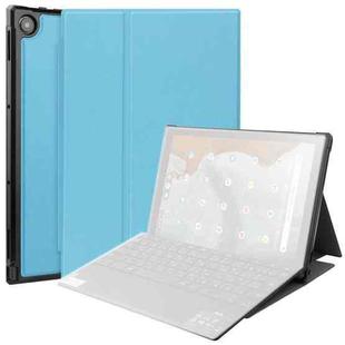 For Asus Chromebook Detachable CM3000DVA-HT0019 TPU Horizontal Flip Leather Case with Pen Slot & Holder(Sky Blue)