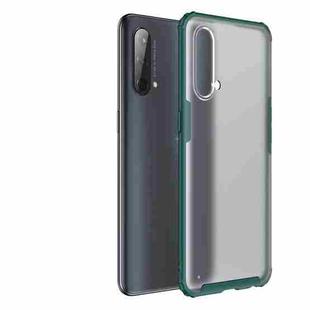 For OnePlus Nord CE 5G Four-corner Shockproof TPU + PC Protective Case(Green)