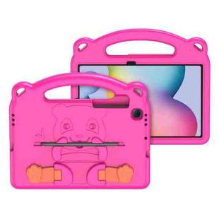 DUX DUCIS PANDA Series Shockproof EVA Protective Case with Handle & Holder & Pen Slot For Samsung Galaxy Tab S6 Lite 10.4 P610 & P615 2020(Pink)