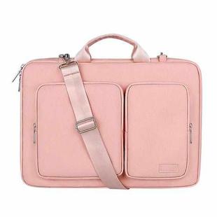 ST11 Polyester Thickened Laptop Bag with Detachable Shoulder Strap, Size:13.3 inch(Pink)