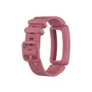 Smart Watch Silicon Watch Band for Fitbit Inspire HR(Watermelon Red)