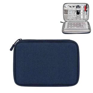 SM06 Slim Multifunctional Digital Accessory Storage Bag(Navy Blue)