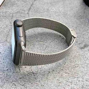 Small Waist Steel Watch Band For Apple Watch Series 9&8&7 41mm / SE 3&SE 2&6&SE&5&4 40mm / 3&2&1 38mm(Silver)