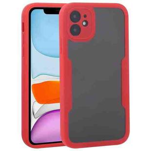 For iPhone 11 Acrylic + TPU 360 Degrees Full Coverage Shockproof Protective Case (Red)