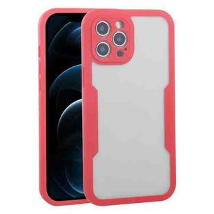 For iPhone 12 Pro Max Acrylic + TPU 360 Degrees Full Coverage Shockproof Protective Case(Red)