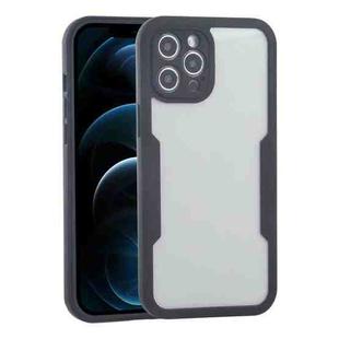 For iPhone 12 Pro Max Acrylic + TPU 360 Degrees Full Coverage Shockproof Protective Case(Black)