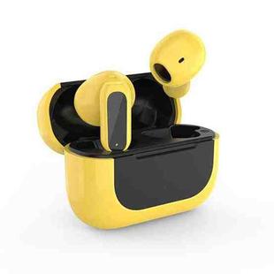 Bluetooth 5.2 TWS Noise Reduction True Wireless Bluetooth Earphone(Yellow+Black)