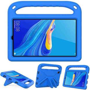 For Huawei MediaPad M6 8.4 Handle Portable EVA Shockproof Anti Falling Protective Case with Triangle Holder(Blue)