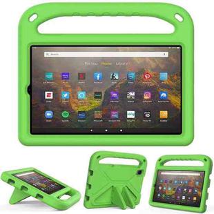 For Lenovo Tab M8 FHD TB-8505F / TB-8705X 8.0 inch & Tab M8 TB-8505 / TB-8705 / TB-8506 2021 Handle Portable EVA Shockproof Anti Falling Protective Case with Triangle Holder(Green)