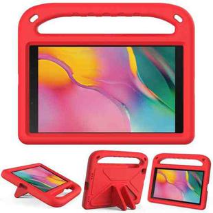 For Samsung Galaxy Tab A 8.0 2019 SM-T290 / SM-T295 Handle Portable EVA Shockproof Anti Falling Protective Case with Triangle Holder(Red)