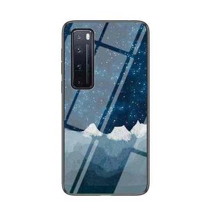 For Huawei nova 7 Pro 5G Starry Sky Pattern Tempered Glass + TPU Shockproof Protective Case(Star Chess)