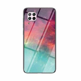 For Huawei nova 6 SE Starry Sky Pattern Tempered Glass + TPU Shockproof Protective Case(Colorful Starry Sky)