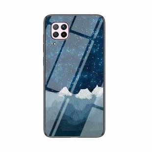 For Huawei nova 6 SE Starry Sky Pattern Tempered Glass + TPU Shockproof Protective Case(Star Chess)