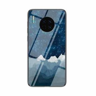 For Huawei Mate 30 Starry Sky Pattern Tempered Glass + TPU Shockproof Protective Case(Star Chess)