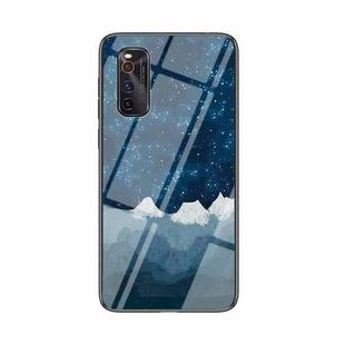 For vivo iQOO Neo3 5G Starry Sky Painted Tempered Glass TPU Shockproof Protective Case(Star Chess Rob)