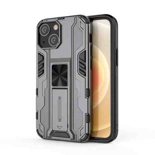 For iPhone 13 mini Supersonic PC + TPU Shock-proof Protective Case with Holder (Grey)