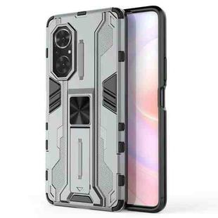 For Honor 50 SE / Huawei nova 9 SE Supersonic PC + TPU Shock-proof Protective Case with Holder(Grey)