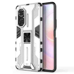 For Honor 50 SE / Huawei nova 9 SE Supersonic PC + TPU Shock-proof Protective Case with Holder(Silver)